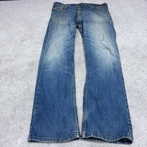Levi’s Jeans 514 Blue Straight Pockets Men’s Size 36x34
